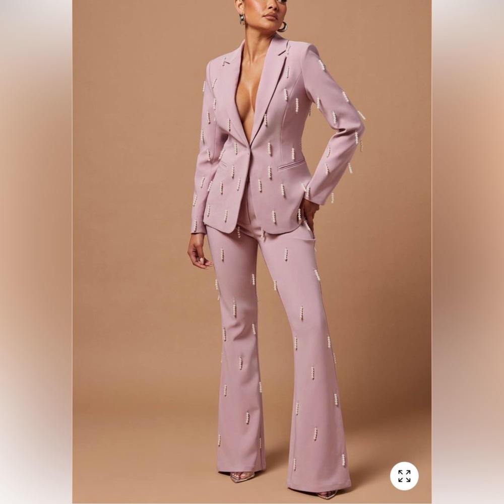 Fashion Nova Embellished Pantsuit